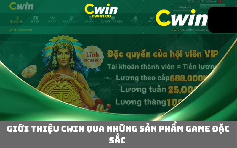 Giới thiệu CWIN qua những sản phẩm game đặc sắc